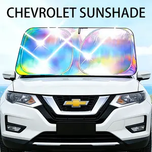 for Chevrolet Silverado Explore Teacker Traverse Malibu Blazer Camaro Car Laser Sun Visor Front Windshield Shade UV Protection Heat Insulation