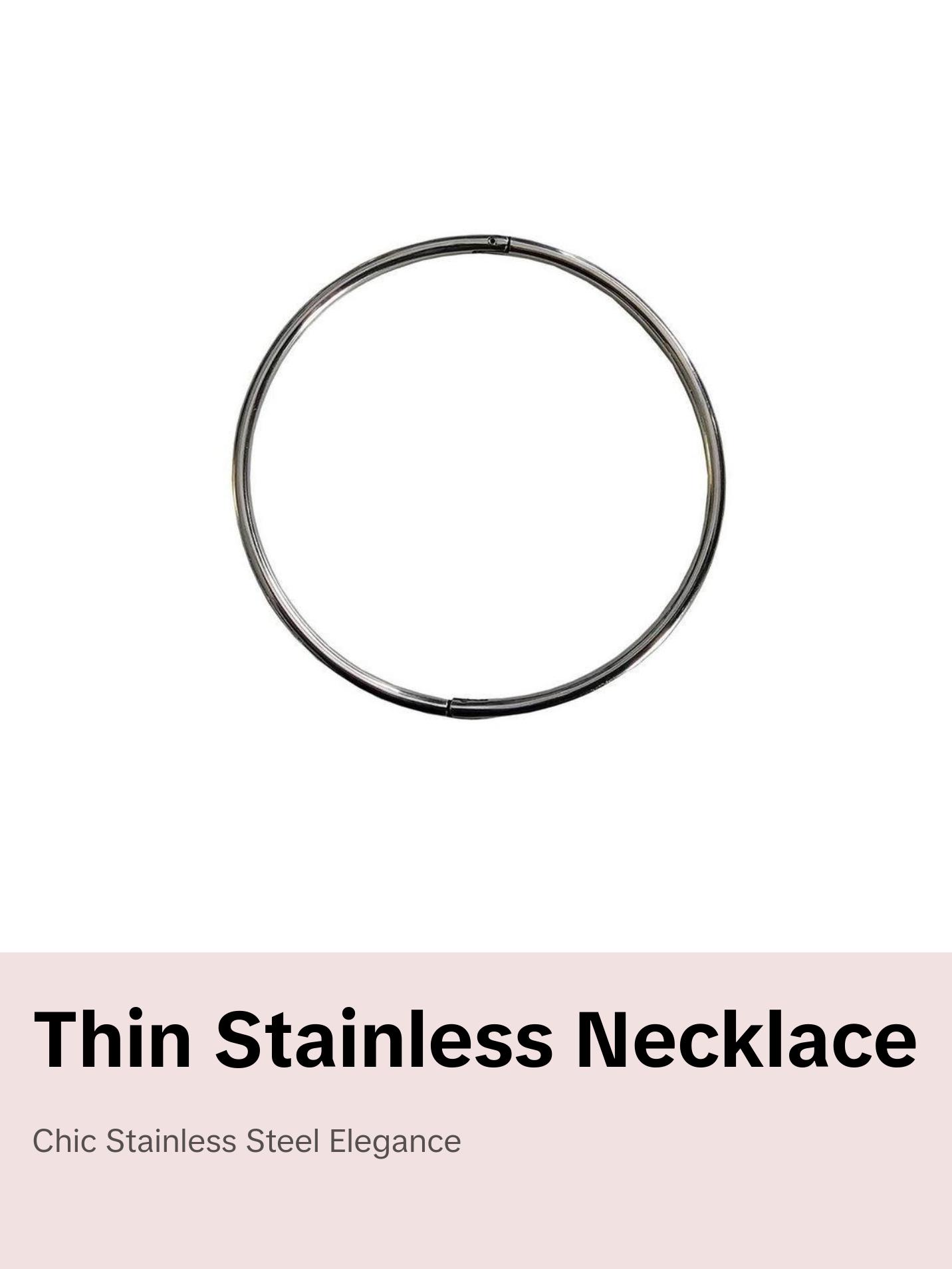 Stainless Steel Thin Collar