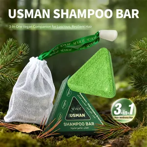 SEVICH Herbal Shampoo Bar Natural Hair Nourishing Solid Shampoo with Ginseng Rosemary & Polygonum Multiflorum Gentle Scalp Cleansing Soap for Men & Women Eco-Friendly Haircare 120g - Conditioner Bar, Cleanser