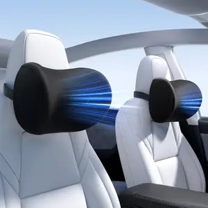 WIGOO 2-Pack Car Neck Pillow, Cooling Memory Foam Car Headrest Pillow, Universal Adjustable Neck Support Pillow, Car Interior Accessories