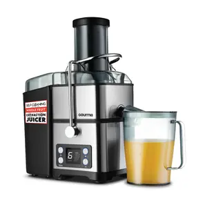 Gourmia 6 Speed Digital Juice Extractor with Extra-Wide Chute, Pulse Mode & Self-Clean Cycle