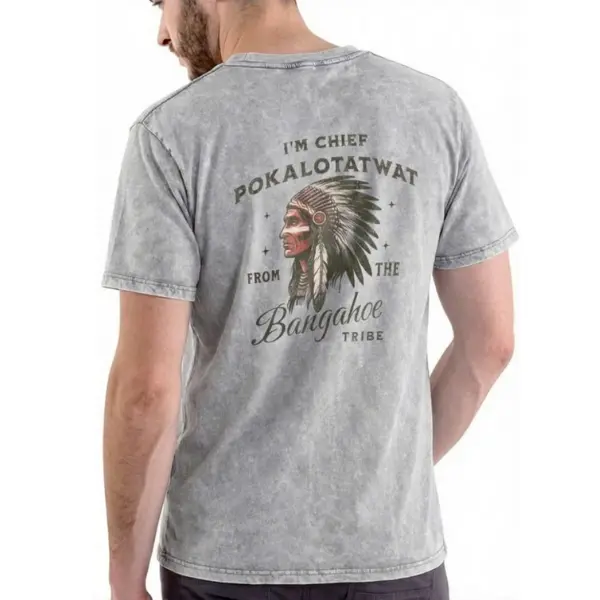 クールス/30th HISTORY～EVERYTHING WE SAID WA… Acid Wash Vintage I'm The Chief Pokalotatwat Bangahoe Tribe Print