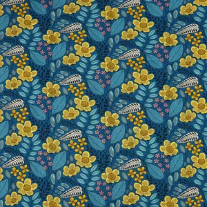 Blooming Color 2 Fabric Collection - Olivia Blue