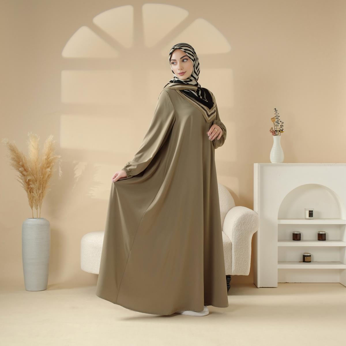 Essential Premium Versatile Pockets Umbrella Cut Abaya (MA113) - Casual and Breathable elegant maxi dresses women summer daily wear on hijab jilbabs khimar closed Modern For Muslim