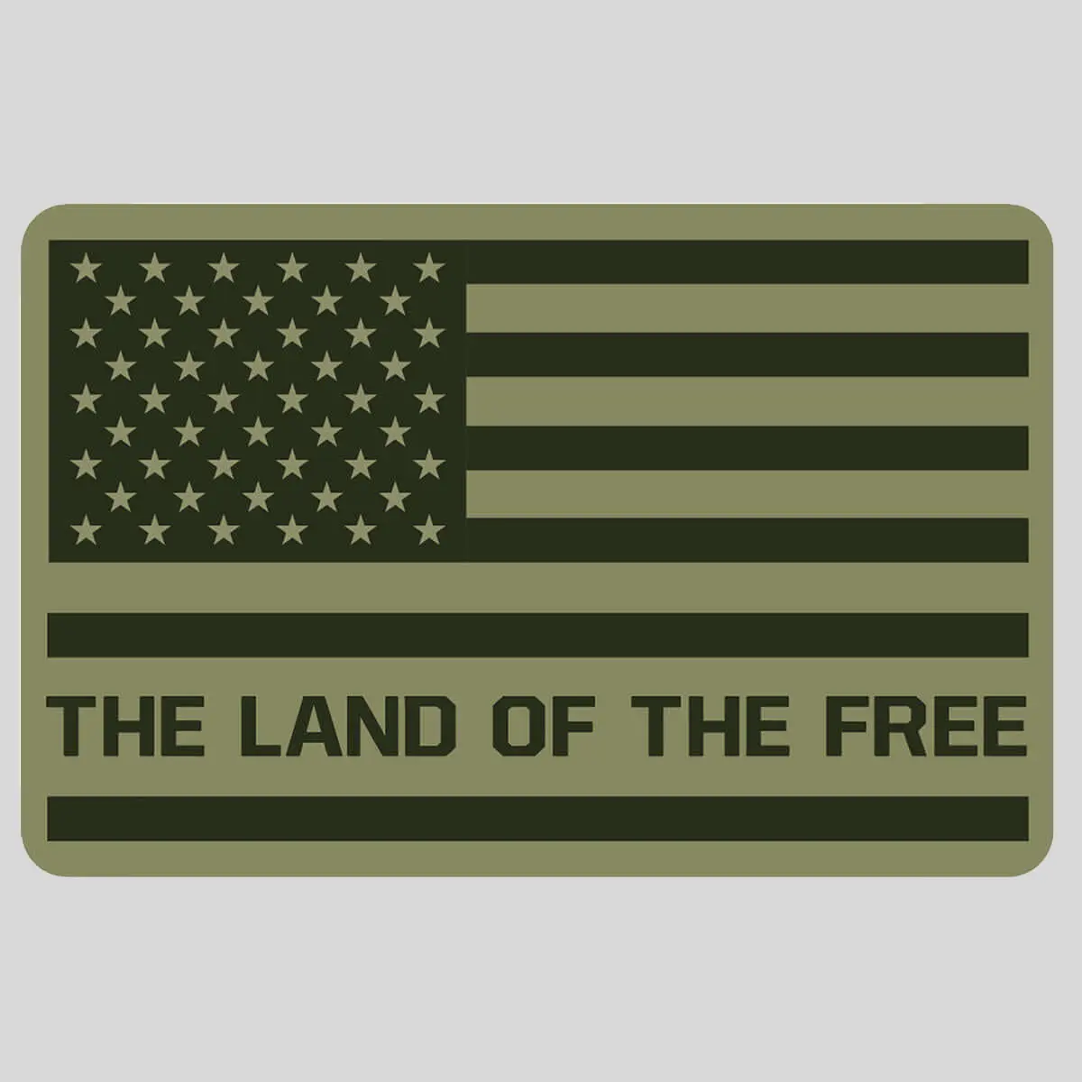 HOLD FAST Freedom Flag Sticker by HOLD FAST - 3.5" x 2" Laminated Vinyl Weather-Resistant Decal, Inspires Faith, Bike Decor, Patriotism-Themed Rugged Accessory for DIY Scrapbooking Stamping Freedom Lovers (Package Size: 3.5" x 2")