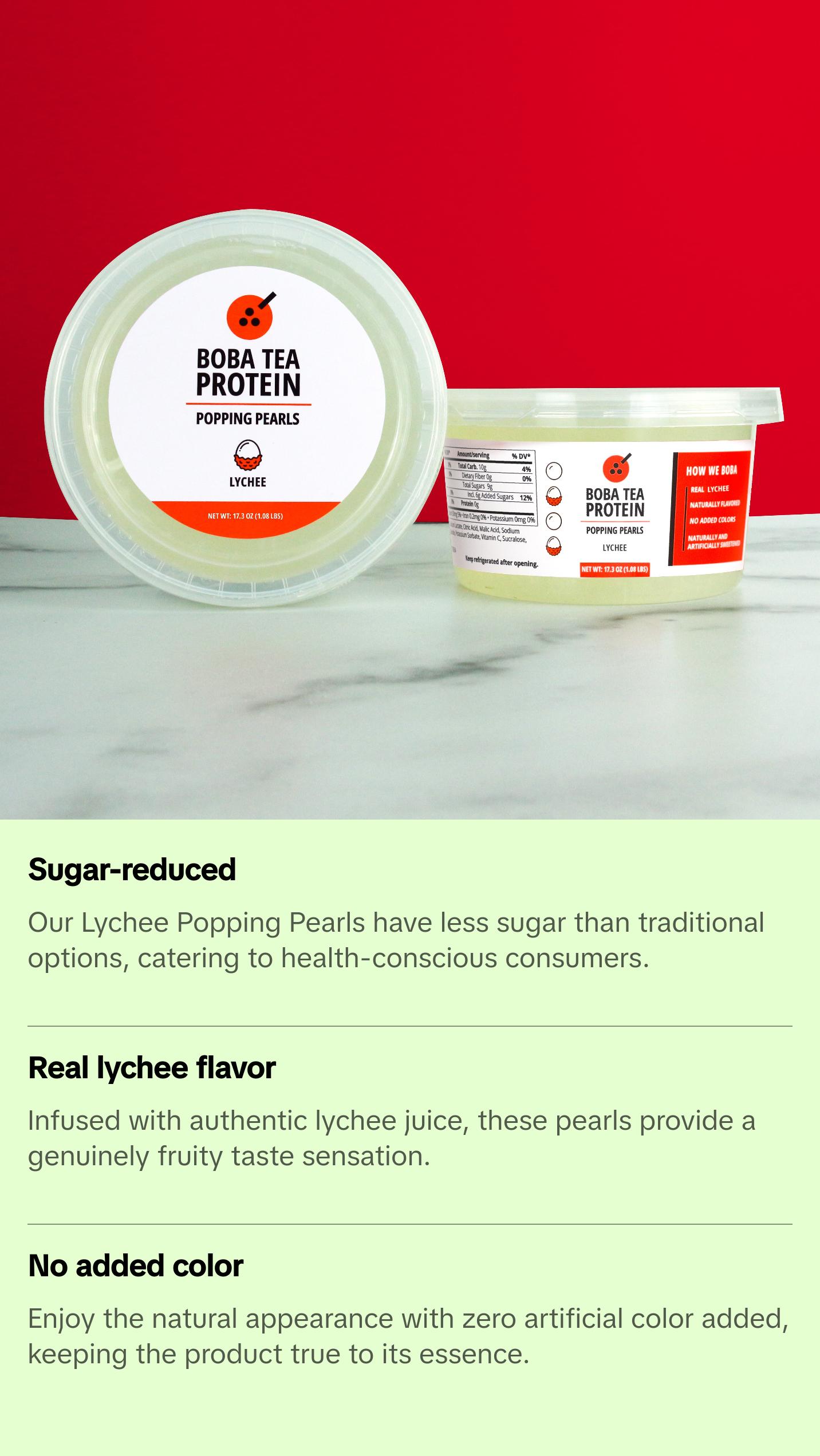 Lychee Popping Pearls