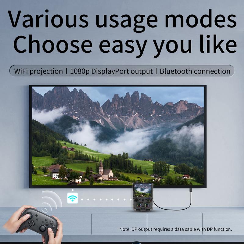 ANBERNIC RG406V Handheld Game Console 4-inch IPS Multi-touch Screen RG 406V Retro Game Console Android 13 Unisoc T820 64-bit Game Player 5500mAh RGB lighting Retro Gaming Protection