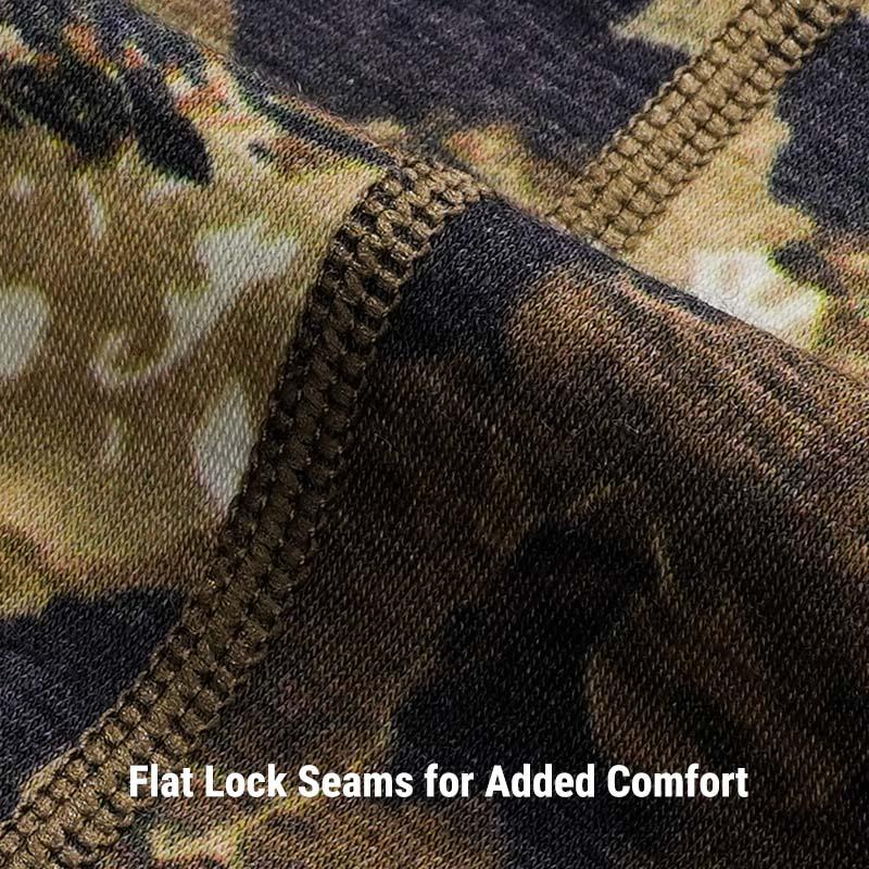 TideWe Merino Wool 200 Hunting Base Layer for Men – Warm, Breathable Long Sleeve Shirt for Cold Weather