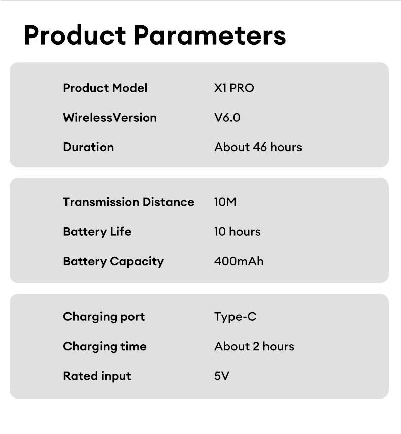 HYUNDAI X1 Pro Wireless Headphones with Detachable Full Color LCD Touch Screen Support 169 Languages Bluetooth Translation Function AI Assistant & Smart Chat