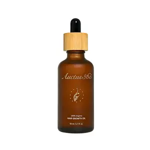 Auctus365 100% Organic Hair Growth Oil - Lengthening Haircare Treatment with Peppermint for Hair Loss Concerns