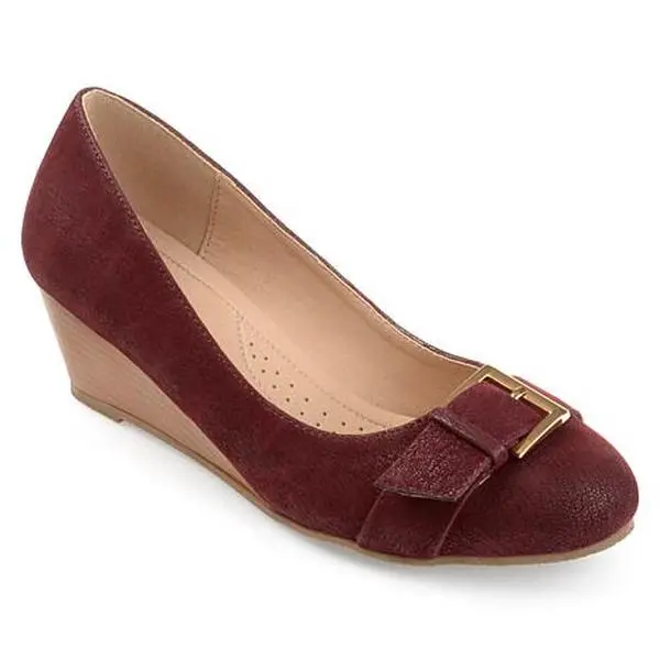 Journee Collection Womens Comfort Graysn Wedge