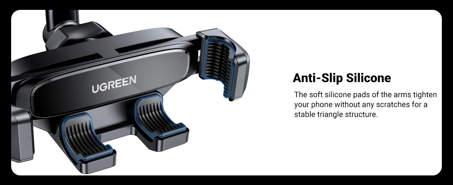 UGREEN Car Phone Holder 360 Degree Rotated Gravity Air Vent Phone Mount, Compatible with iPhone 17 16, Samsung, 360 rotation Cellphone Grip Stand-Deals for You,September Restock，TikTokShopBlackFriday ,TikTokShopHolidayHaul