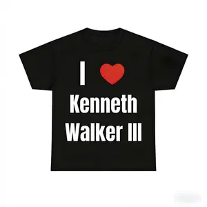 game day gear Cotton T-shirt I Heart Kenneth Walker III for fans