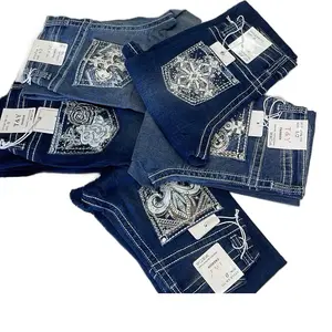 T&Y #2 dark blue boot cut womens jeans