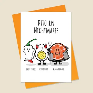 Halloween Card • Kitchen Nightmare
