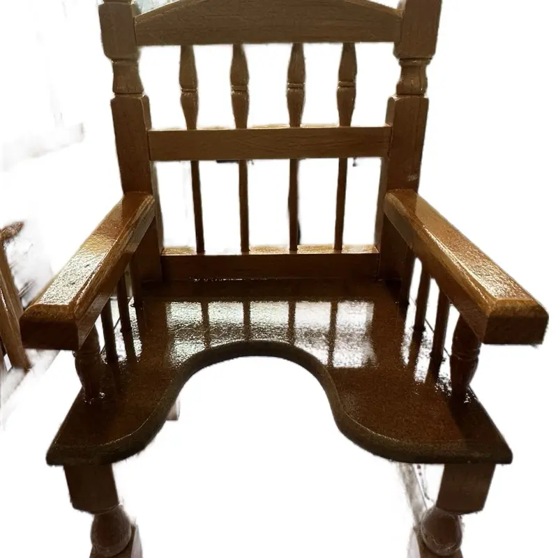Silla de Niño Dios Madera Artesanal Religious Decor Wood