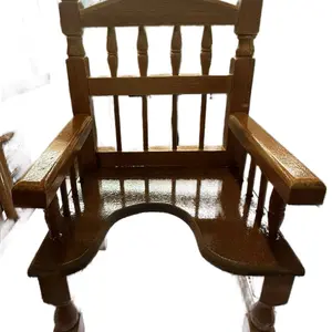 Silla de Niño Dios Madera Artesanal Religious Decor Wood
