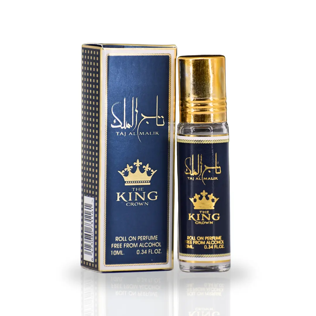 Taj AL Malik Roll-On Perfume Oil - CPO 10ML (0.34OZ) by Ard Al Zaafaran | Long Lasting, Miniature Perfume Oil For Men & Women.