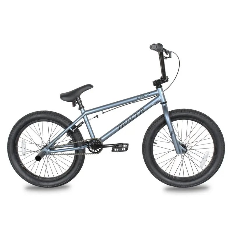 212 MAIN Tracer Edge 3.0 Unisex Entry-Level Freestyle BMX Bike - 20 in, Steel Frame, Matte Grey