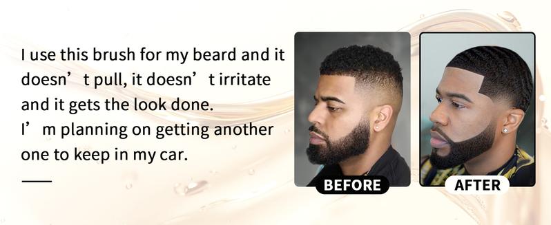 Wave Pomade Wave Styler Brush Great for Wolfing, Boar Bristle Beard & Wave Brush for Barbers & Daily Use Black Compact Design