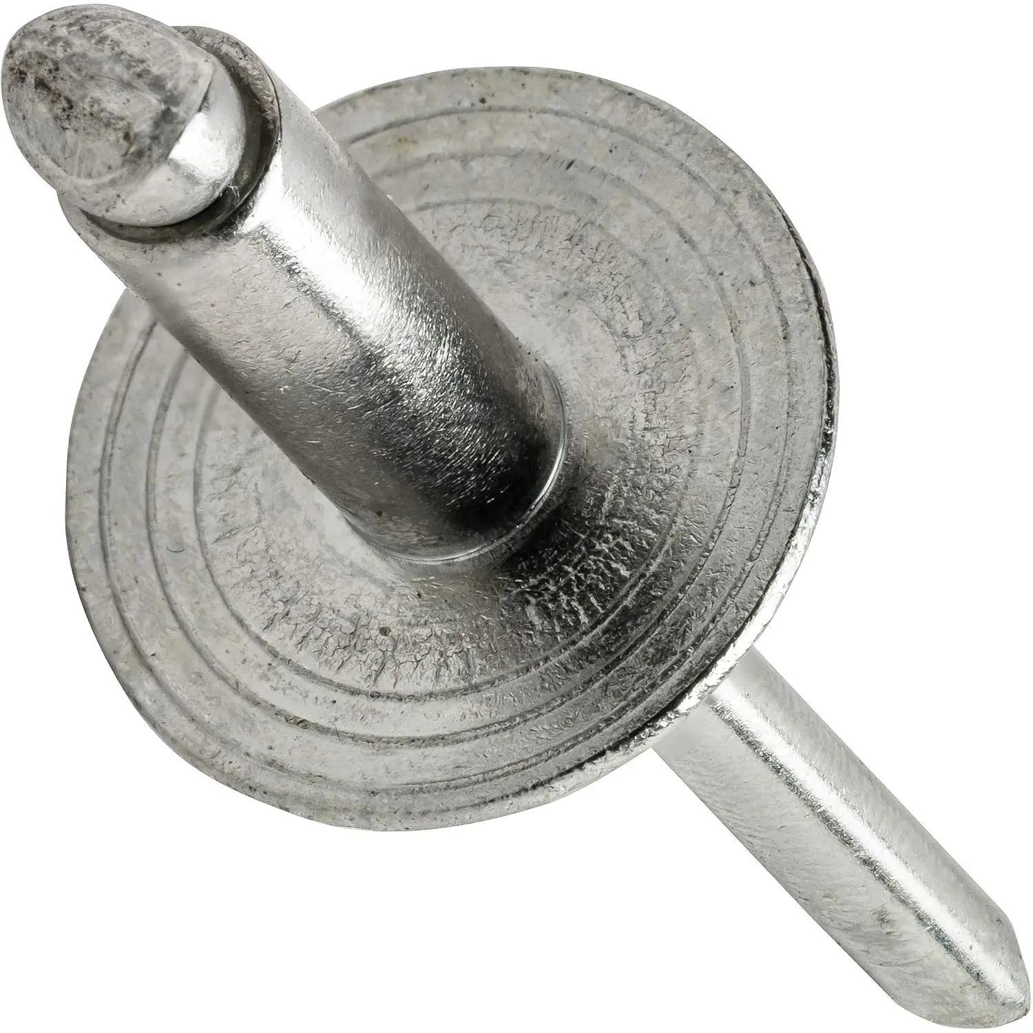 Fastenere Grade 305 Steel Metal Blind Pop Rivets, 3/16" x 3/16", 6-3 Gap .126"- .187", Corrosion Resistant, SAE J-1200 Highest Tensile Strength Self Contained Mechanical Joining Component Parts, 25-Count Large Flange Assembly Fastener
