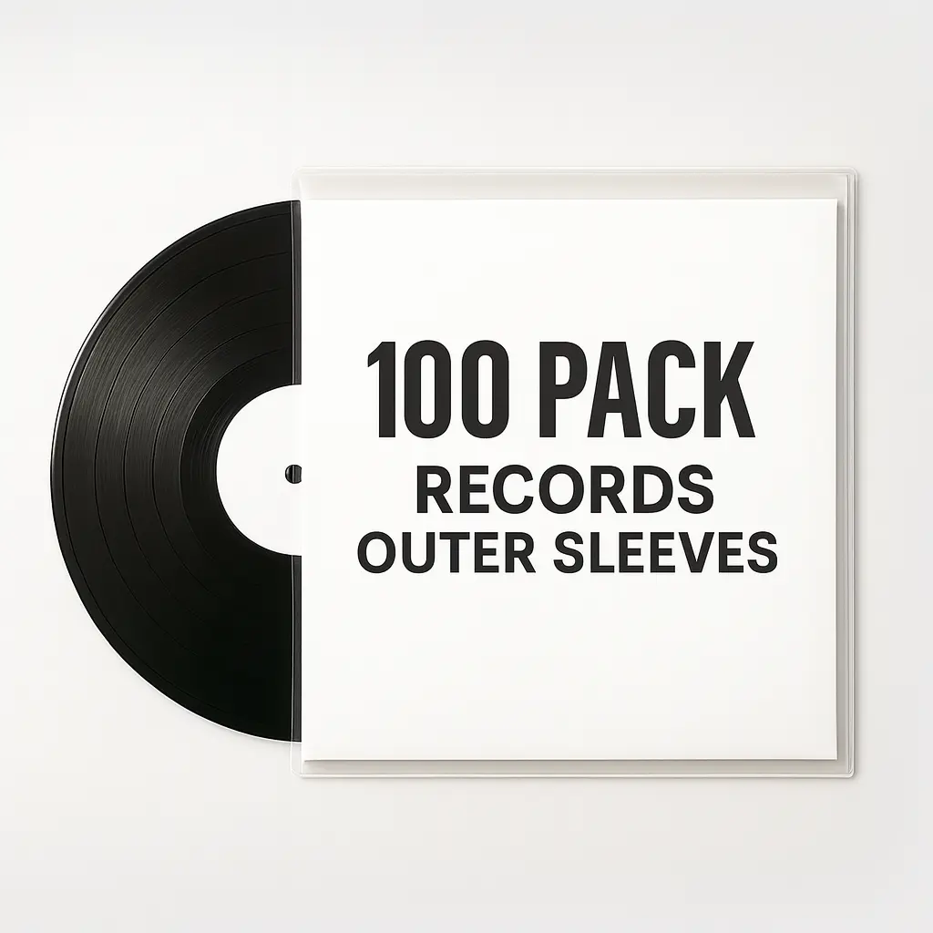12" UltraClear Polypropylene Vinyl Record Outer Sleeves - Album Protection, Archival Quality, Durable, Minimal Distortion, Ultraclear View Keeps Covers Vivid, Easy Slip-On, Trusted Eveo Sound Lab (25-200 Packs)