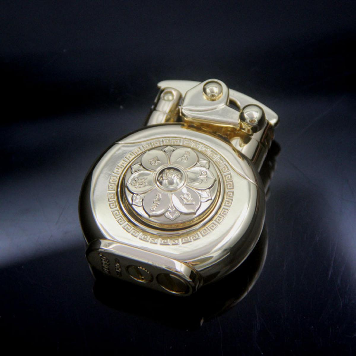 Vintage Cool Lighter, Old Fashioned Liquid Lighter, Creative Lucky Rocker Switch, Lucky Wheel Rotating Disk Decompression, Can Be Added Fuel, Gift Box Packaging, Suitable For Smokers, Collection, Holiday Gifts, Daily Home Ignition, (Excluding Fuel)