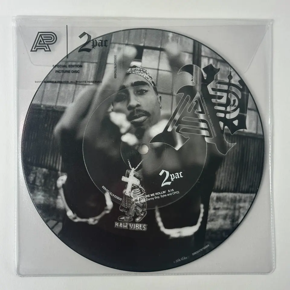 2Pac - Picture Me Rollin' (Picture Disc) 7" Vinyl Record