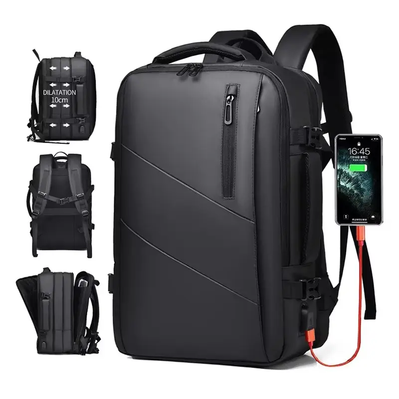 Large Capacity Travel Laptop Backpack with USB Charging Port – Waterproof Business Backpack