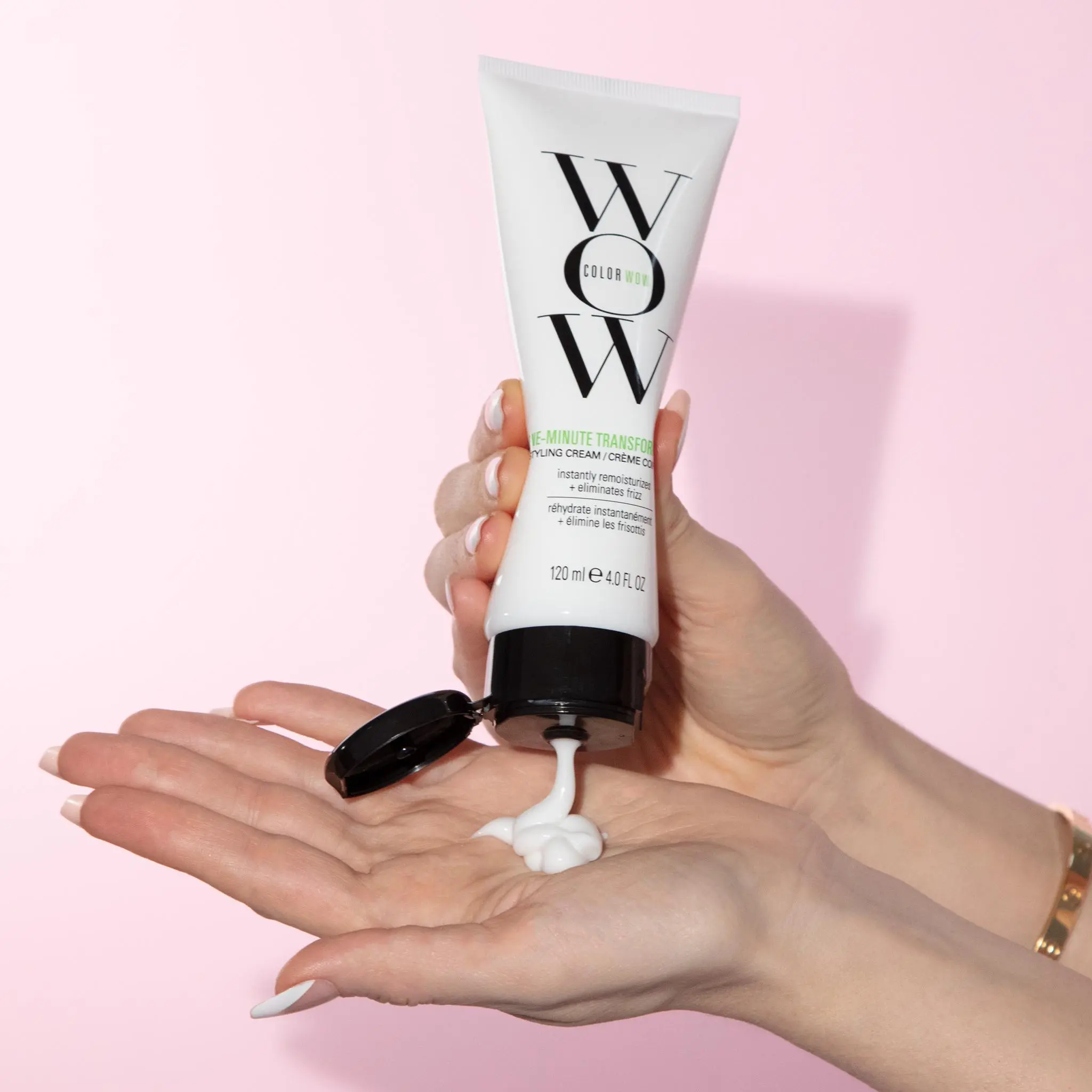 Color Wow One-Minute Transformation Cream | Anti Frizz Hair Cream | Styling Cream for Frizzy Hair, Smoothness, Shine & Softness | Hair Clay Alternative | On-the-Spot Frizz Fix | Formulated With Avocado Oil & Omega 3s