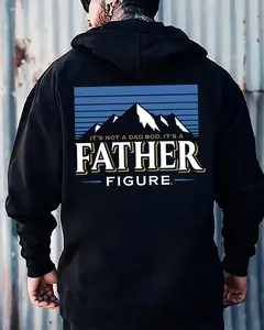 Father Figure Hoodie T Shirt Sweatshirt – Funny Dad Bod Shirt for Dads