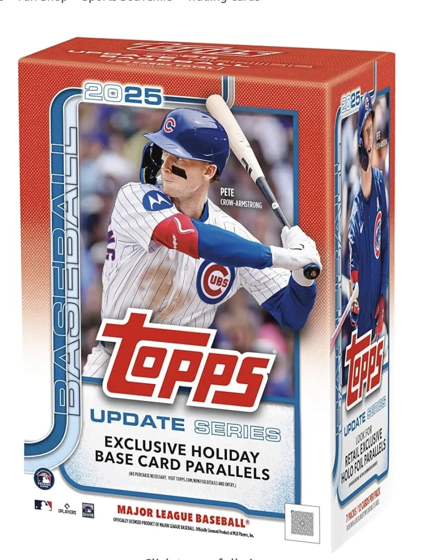 2025 Topps Baseball Update Series Blaster Box