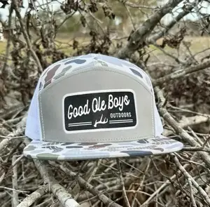 Good Ole Boys Camo Trucker Hat | Hunting Fishing Mesh Snapback | Southern Outdoor Style Cap | Gift for Hunters