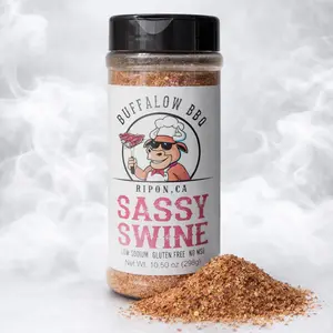 Sassy Swine BBQ Rub – Sweet Heat Pork Rub for Ribs & Pulled Pork (10.5 oz)