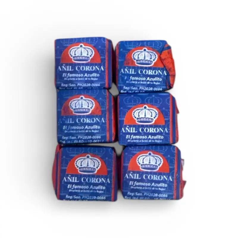 6pcs Anil Corona El Famoso Azulito - Despierta El Brillo De Tu Regal - Premium Quality Azulito Soap