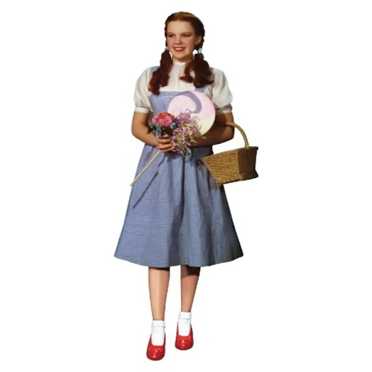 212 MAIN Life-Size Dorothy Cardboard Cutout - The Wizard of Oz 75th Anniversary Decoration, Home Decor with Easel, Ideal for Room Display