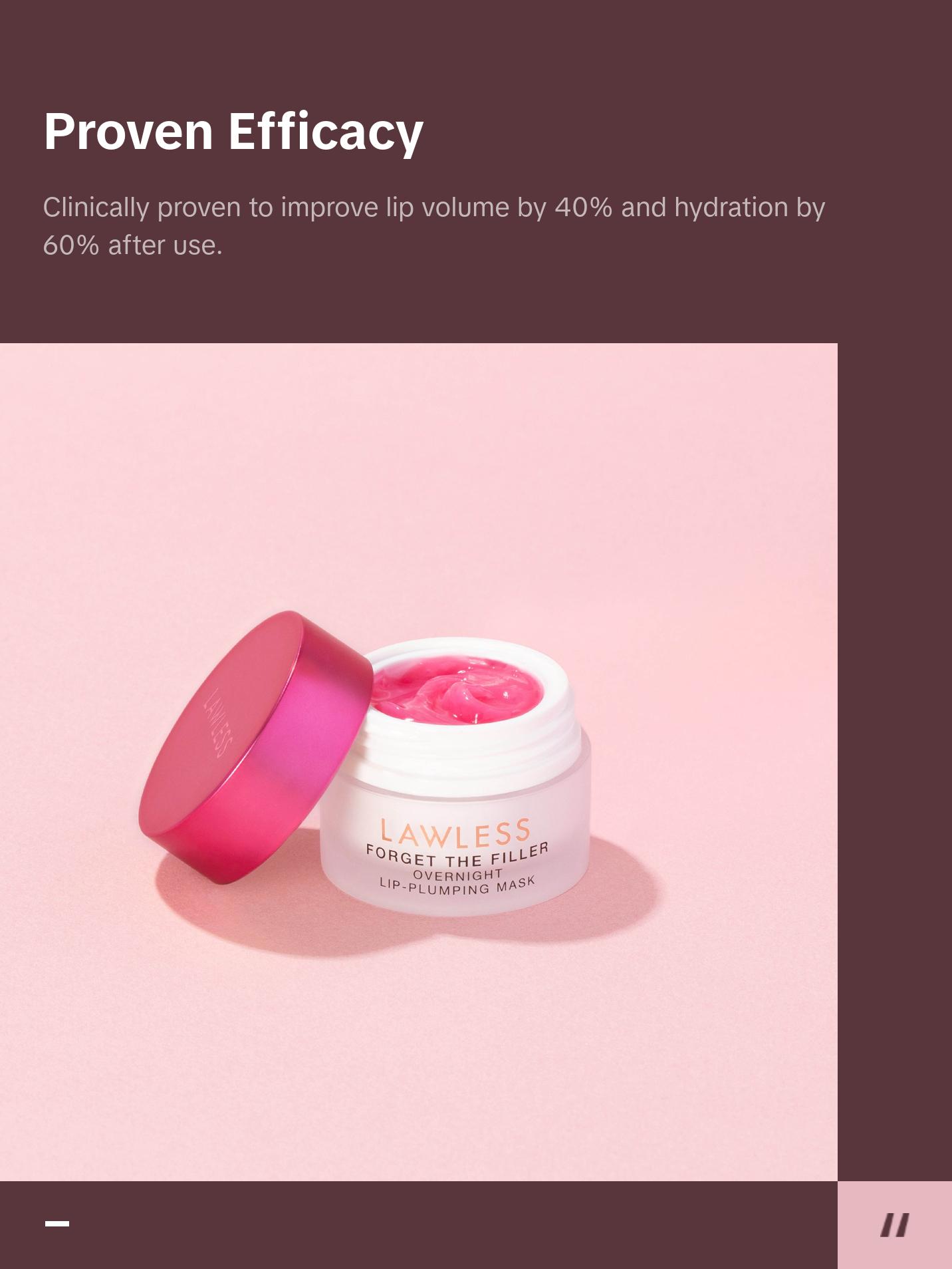 Forget the Filler Overnight Lip-Plumping Mask