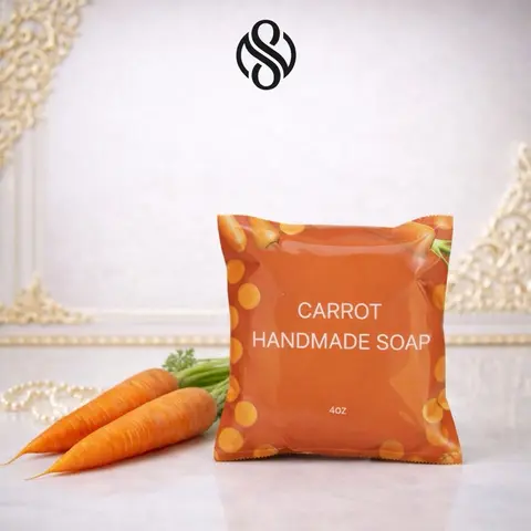 Carrot Pure Handmade Soap | Gentle Cleansing & Skin Refresh | 4oz