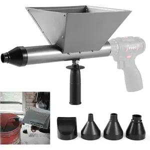 Portable Mortar Grout Gun with 4 Nozzles | Reusable Cement Pointing Applicator for Brick Grouting