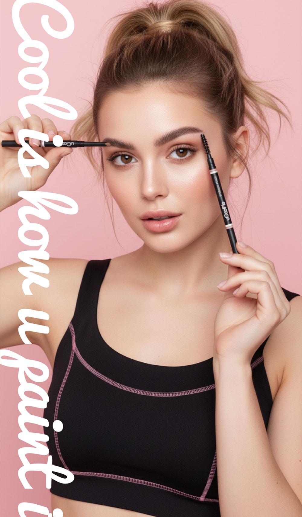 uCoolMe Smooth Machete Eyebrow Pencil, 1 Count Long Lasting Real Hair Brow Pencil, Waterproof Blade Eyebrow Pencil –Eye Brow Makeup Tool, Makeup Accessories, Cosmetic Product for Women 24H Stay, No Smudge, Easy Natural Brows TikTokShopHolidayHaul