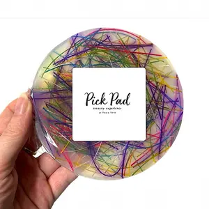 BIRDNEST 6-PK PickyPad w/Tweezers Sensory Fidget Toy Perfect for Trichotillomania Repetitive Behaviors OCD & More Portable Therapeutic Tool for Mindful Engagement