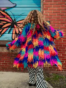 BORN TO BE SEEN LUXE CROCHET CARDIGAN