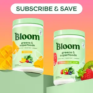 Bloom Nutrition Greens & Superfoods Powder (25 Servings) - 2 Pack