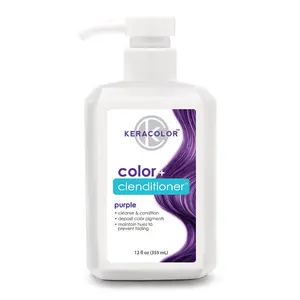 Keracolor Vivids Color + Clenditioner  Purple  12oz 12oz Purple12oz