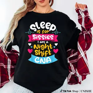 Cotton CNA Shirt – Night Shift Certified Nursing Assistant Care T-Shirt