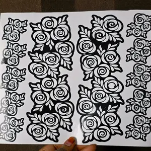 Jamila Daura Bridal Henna Stencil Full Hand Design for Temporary Henna Tattoos Easy Application & Removal Perfect for Weddings Parties Everyday Use