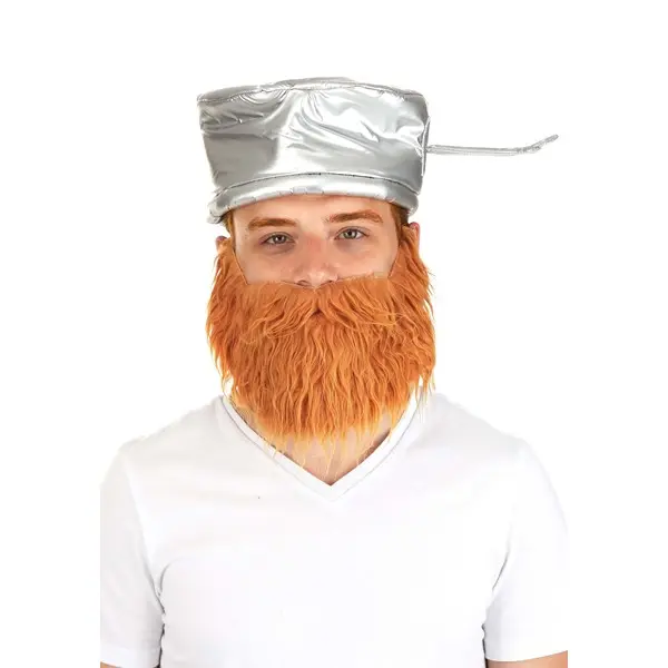 Adult Plants vs Zombies Crazy Dave Pan & Beard Costume Kit