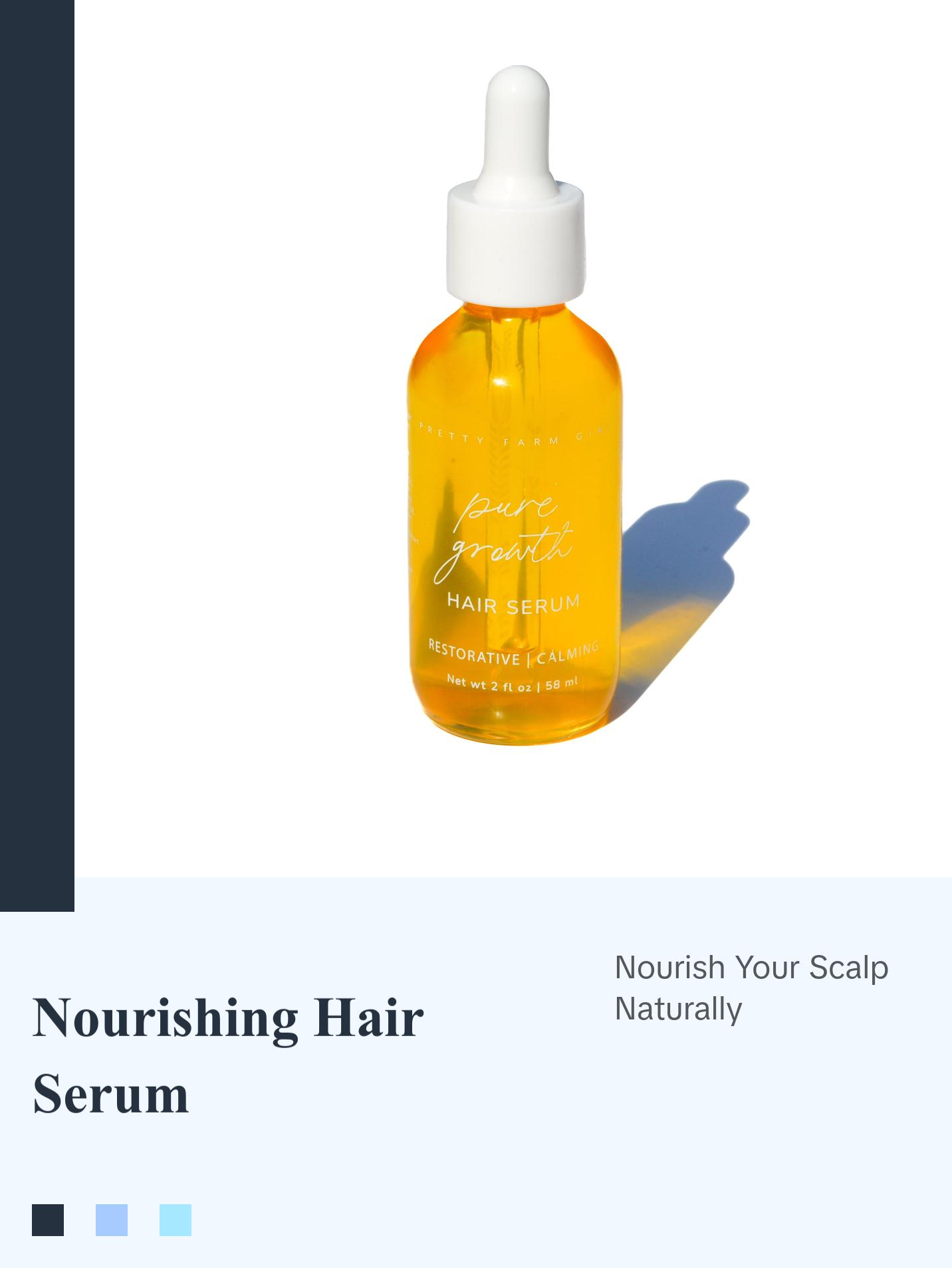 Pure Growth Hair & Scalp Oil - Frizz Nourishing Blend with Castor, Rosemary, & Cajeput Oils for Dry Itchy Scalp Relief & Healthy Hair Growth - 2 fl oz Pure Growth Hair & Scalp Oil - Frizz Nourishing Blend with Castor, Rosemary, & Cajeput Oils for Dry Itchy Scalp Relief & Healthy Hair Growth - 2 fl oz