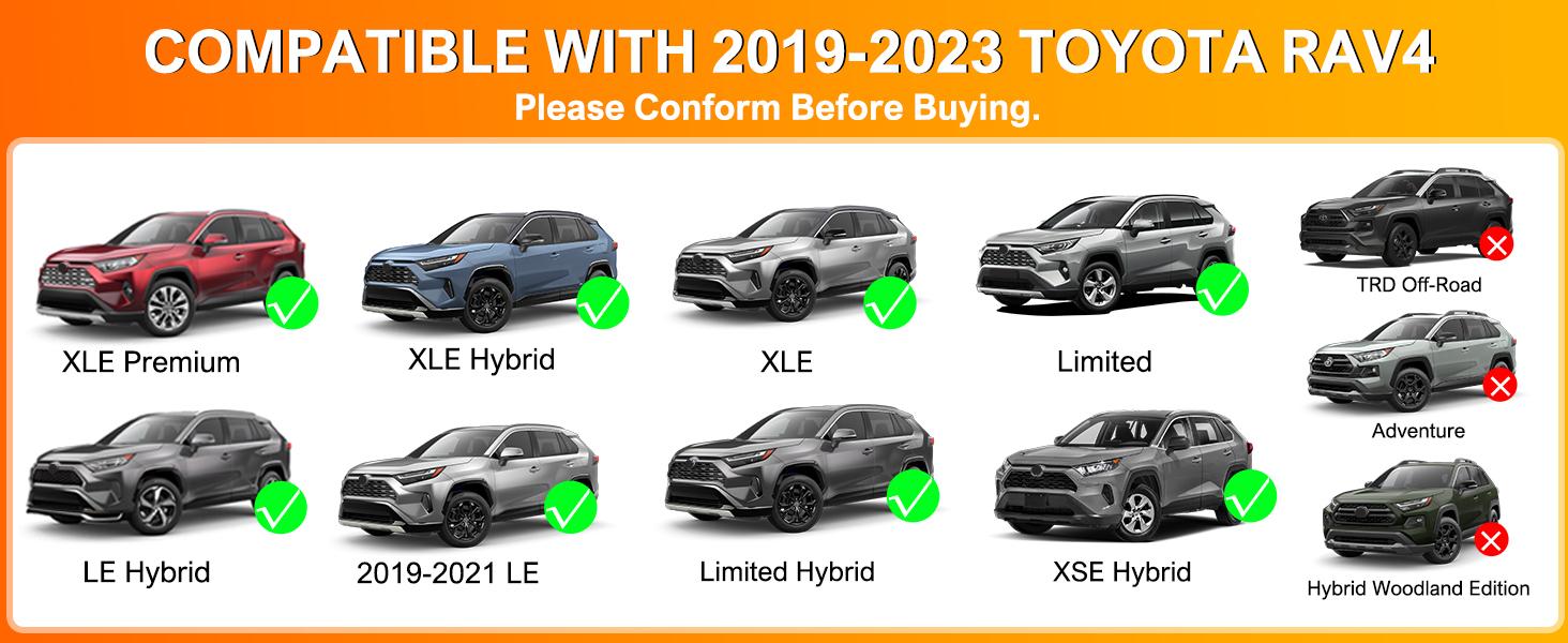 Nilight Roof Rack Cross Bars Fit for Toyota RAV4 2019 2020 2021 2022 2023 Aluminum Rails Crossbars with Anti-Theft Lock for Rooftop Cargo Carrier Luggage Kayak Bike (not for Adventure/TRD Off-Road) Automotive Vehicle  dealsforyoudays