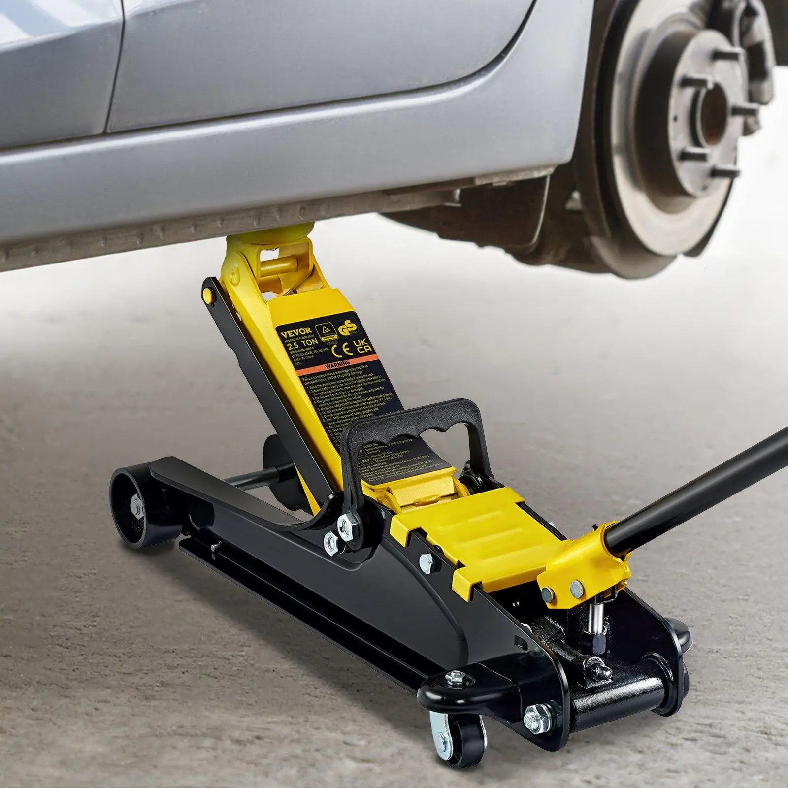 【Summerfinds】VEVOR Low Profile Floor Jack 2.5 /3 Ton Single/Dual Piston  Heavy Steel Single Piston Hydraulic Pump